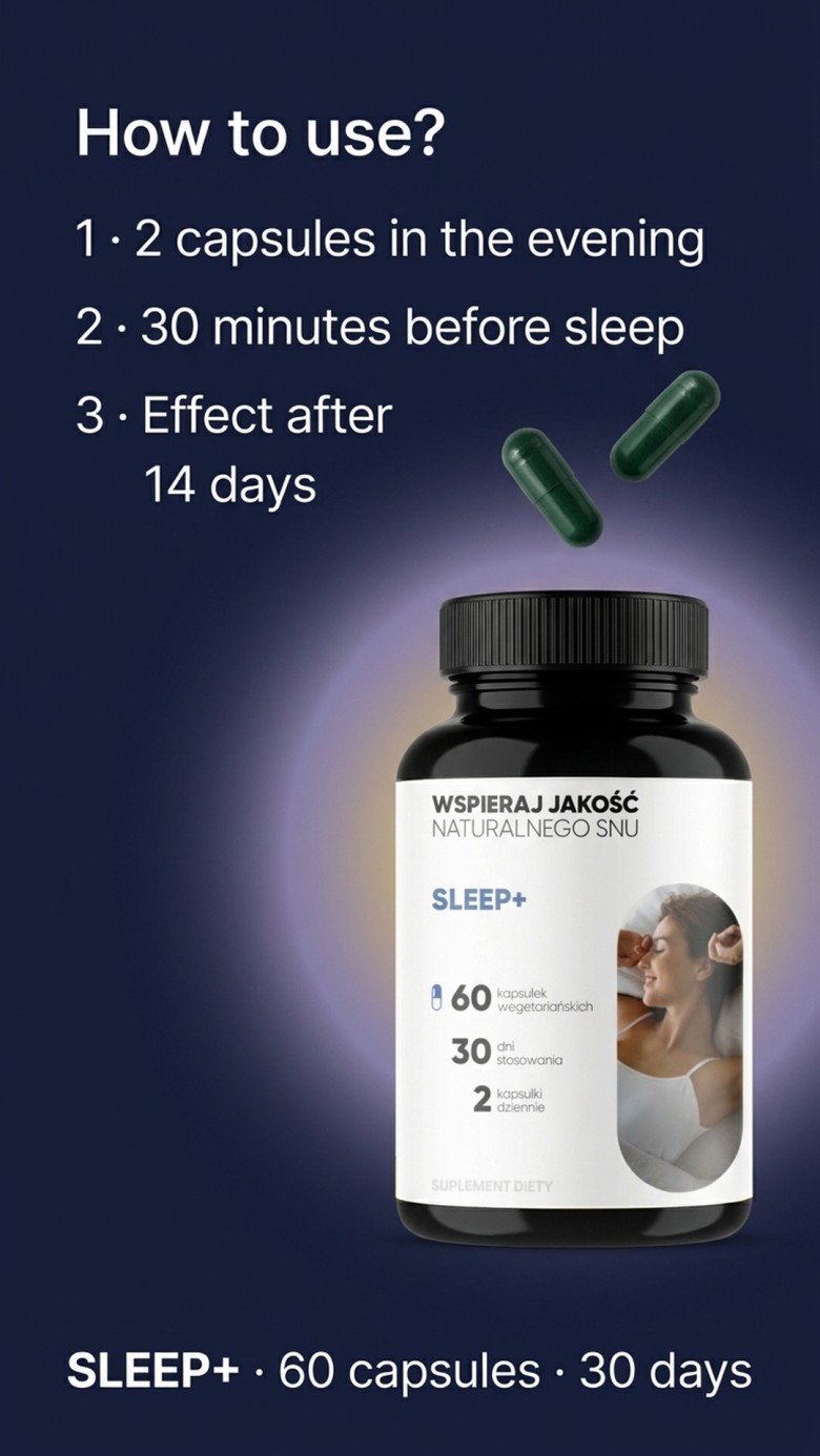 Sleep+ - Ashwagandha + Passionflower + Sour Cherry with Melatonin for Restful Sleep
