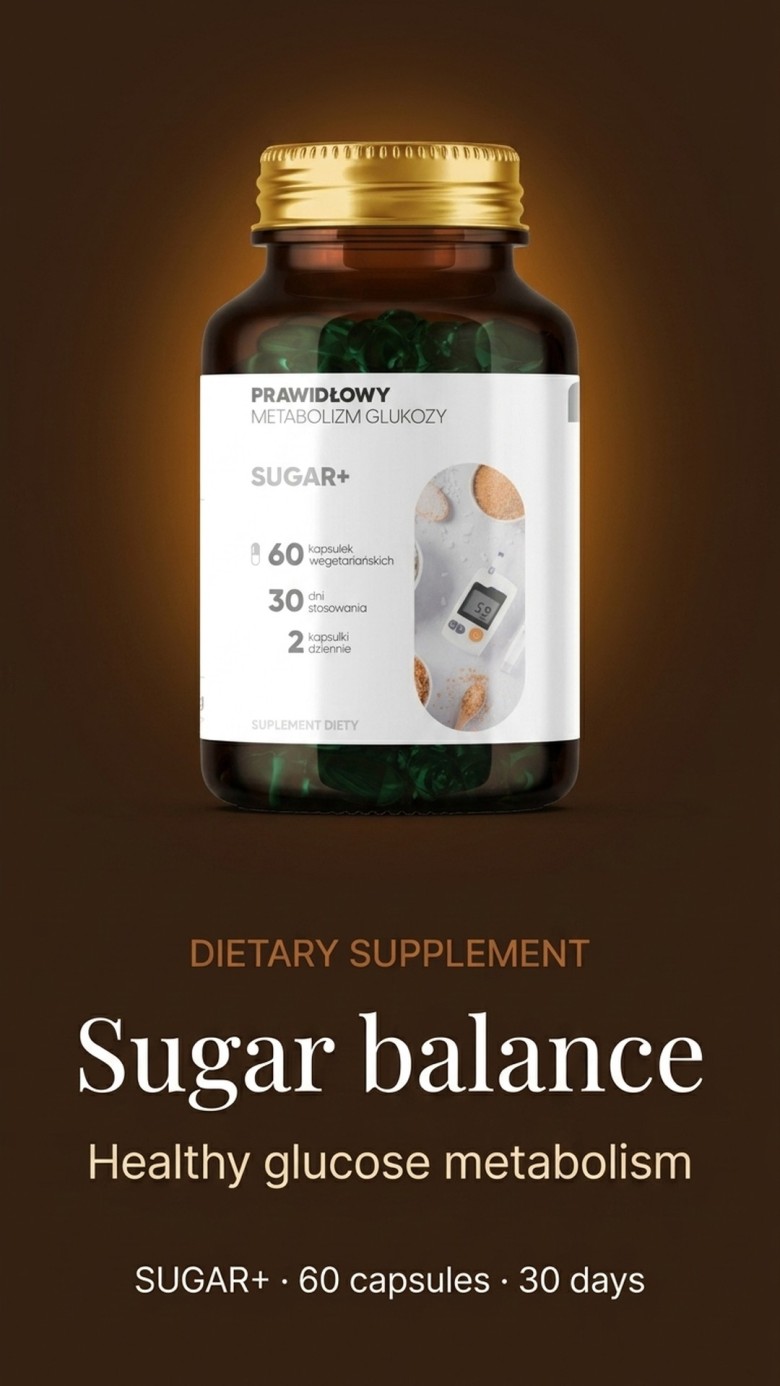 Sugar+ - Chicory + Bitter Melon + Cinnamon for Healthy Sugar Metabolism