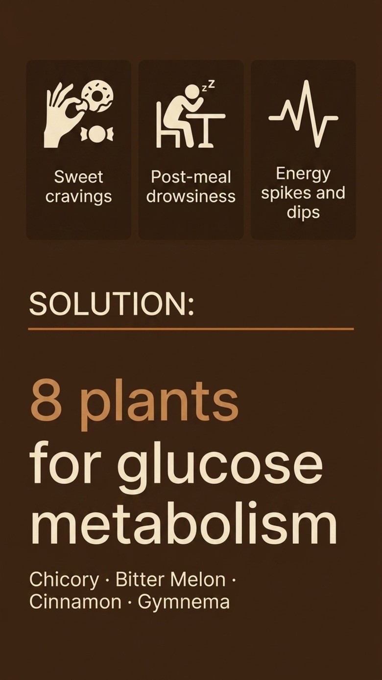 Sugar+ - Chicory + Bitter Melon + Cinnamon for Healthy Sugar Metabolism
