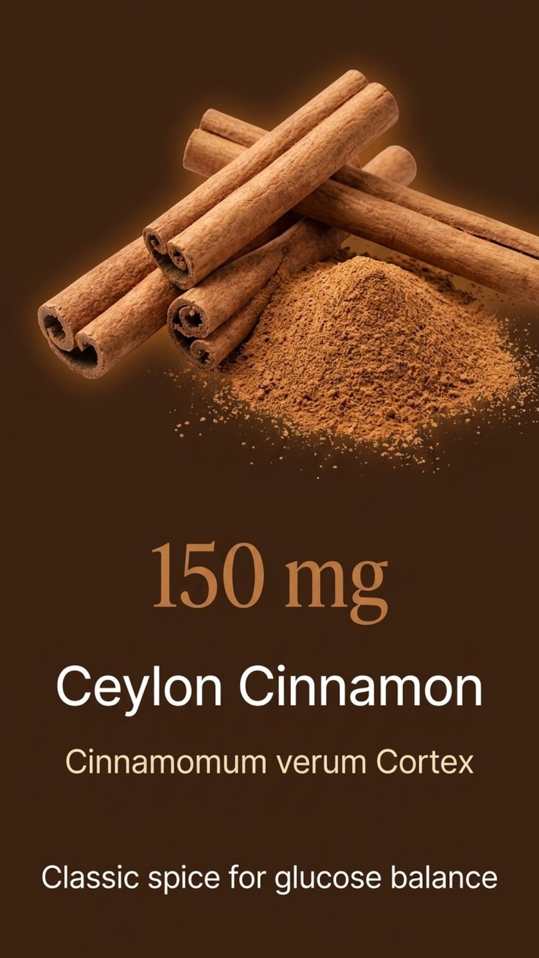 Sugar+ - Chicory + Bitter Melon + Cinnamon for Healthy Sugar Metabolism