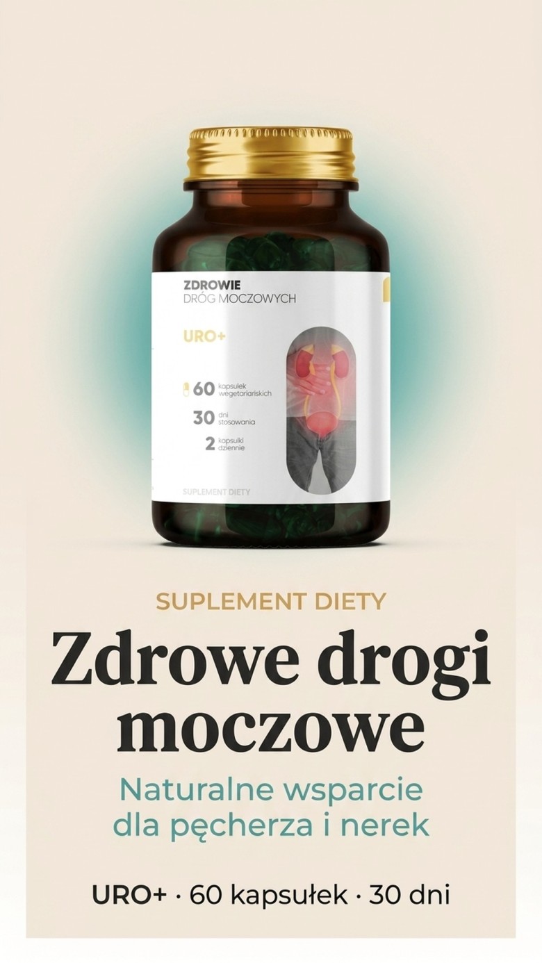Uro+ - Nawłoć + Dynia + Nasturcja na zdrowy układ moczowy