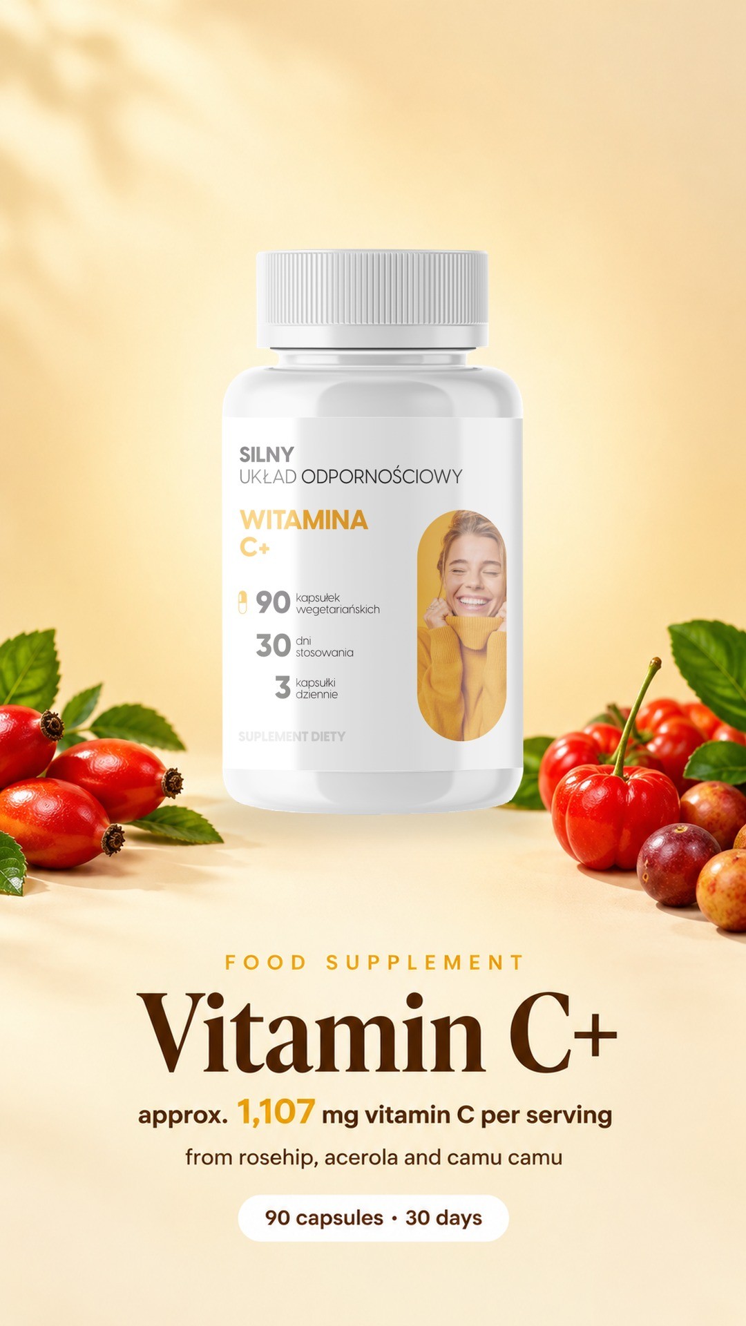 Vitamin C+ - Rosehip, Acerola and Camu Camu for Immunity and Collagen — story 4