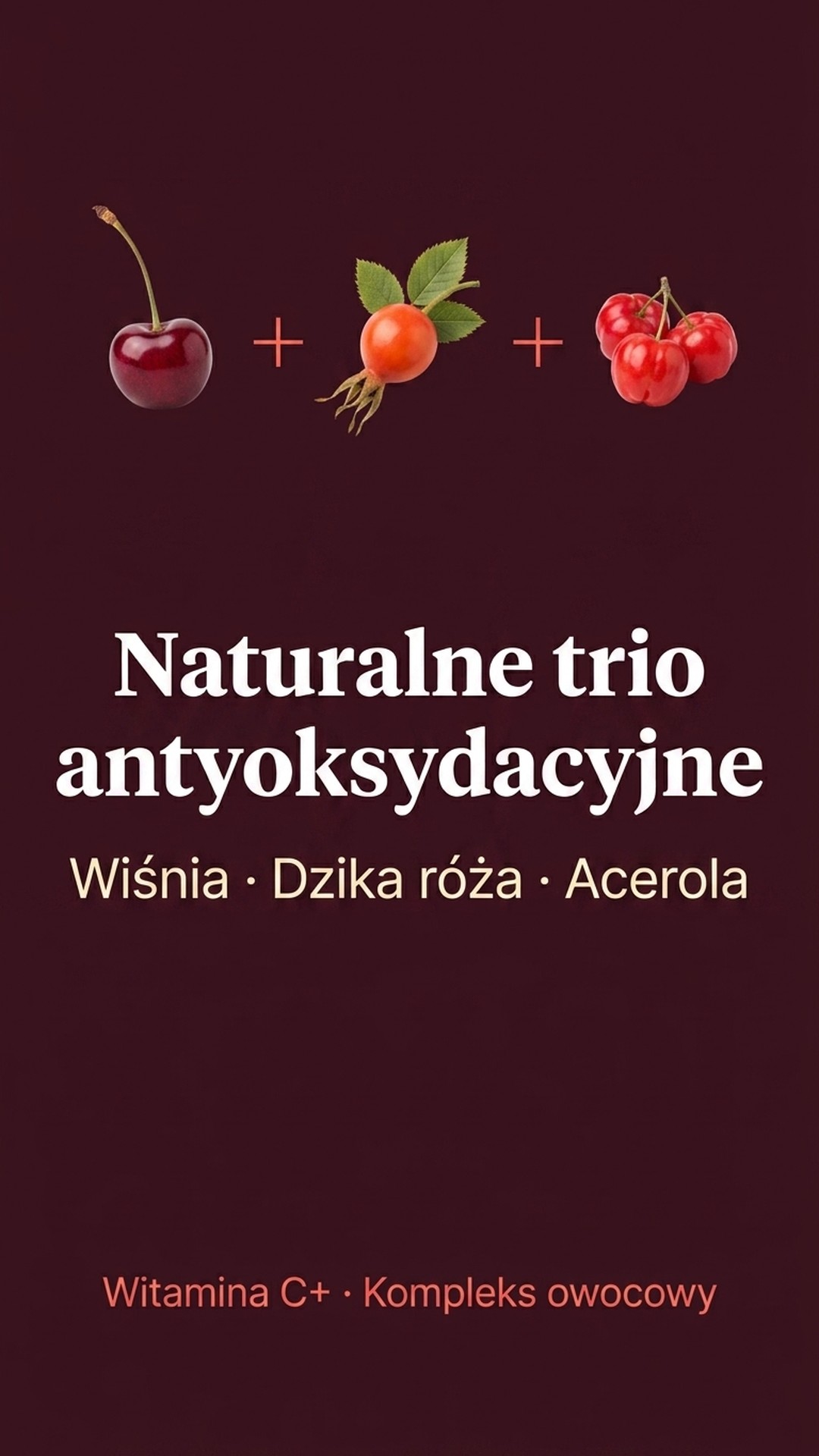 Witamina C+ - wiśnia, dzika róża i acerola dla odporności i kolagenu — story 4