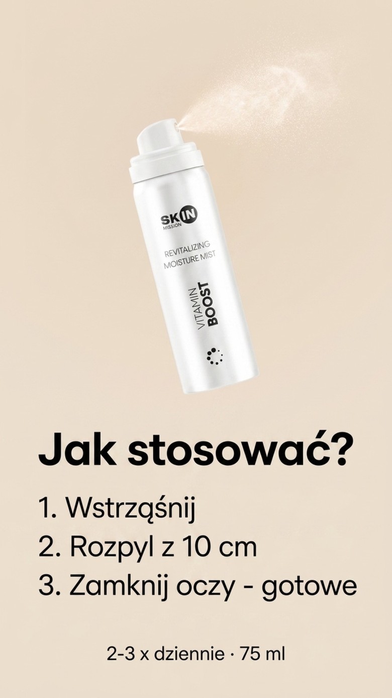 Vitamin Boost - Niacynamid + Witamina C + E + B6 - serum witaminowe