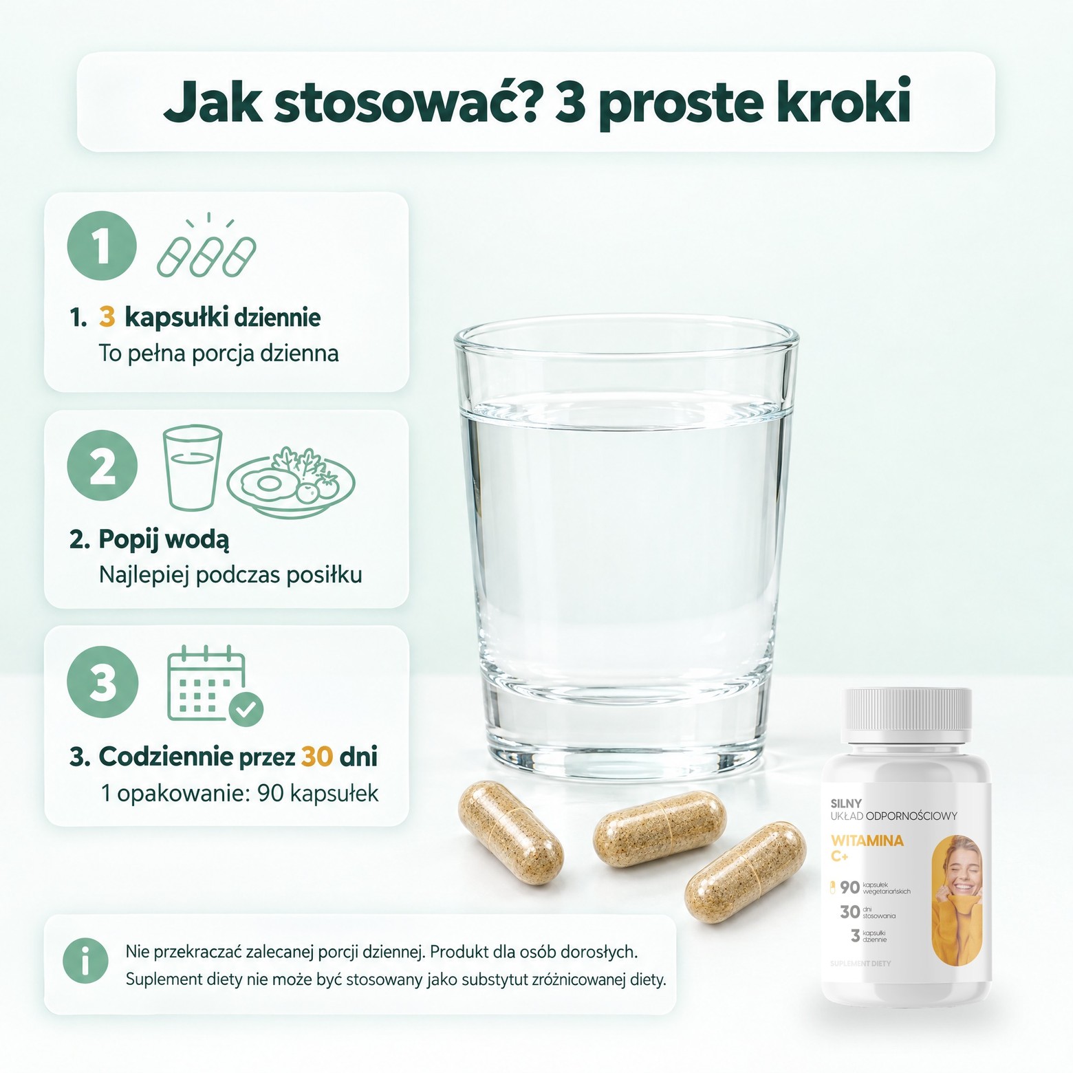 Witamina C+ - dzika róża, acerola i camu camu dla odporności i kolagenu