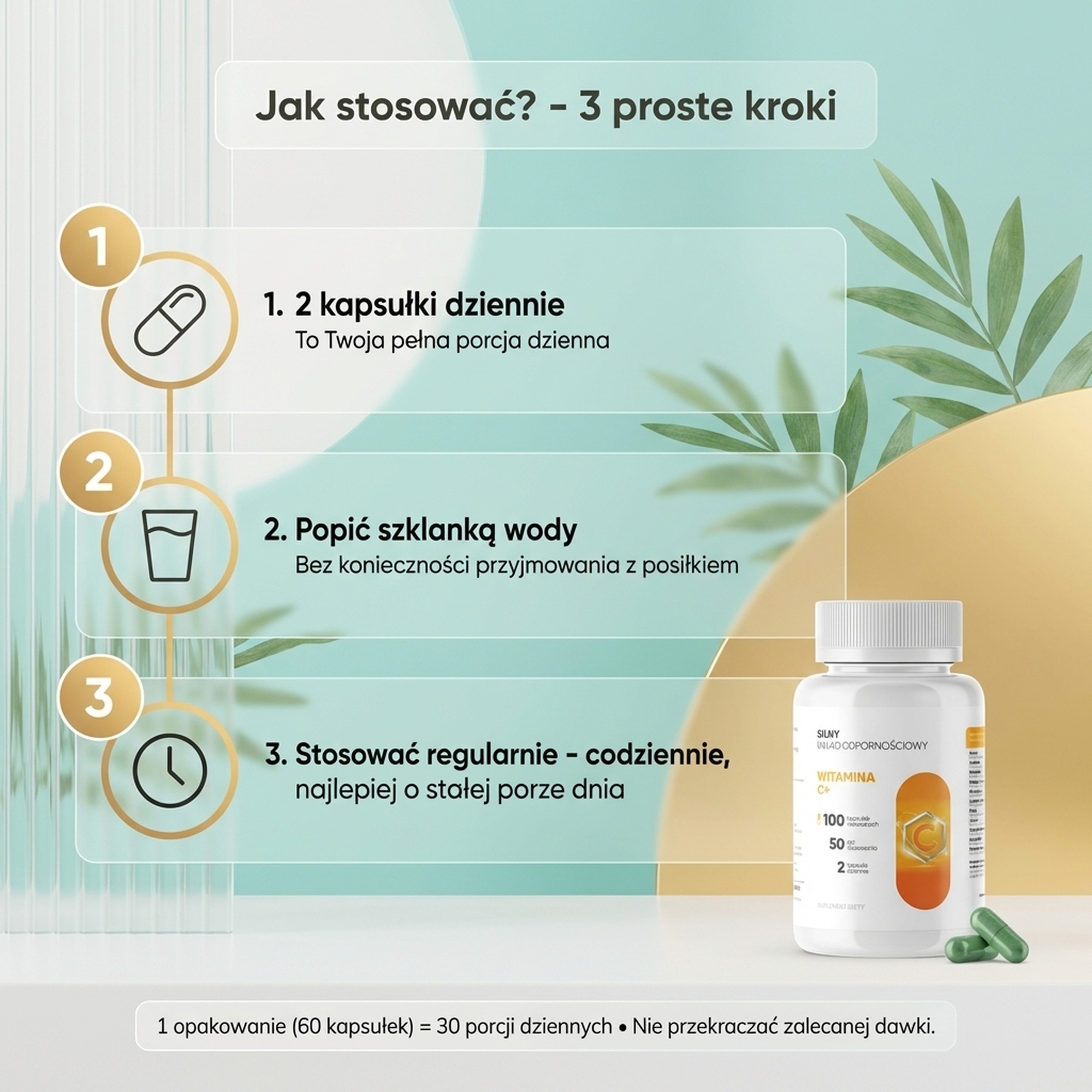 Witamina C+ - wiśnia, dzika róża i acerola dla odporności i kolagenu