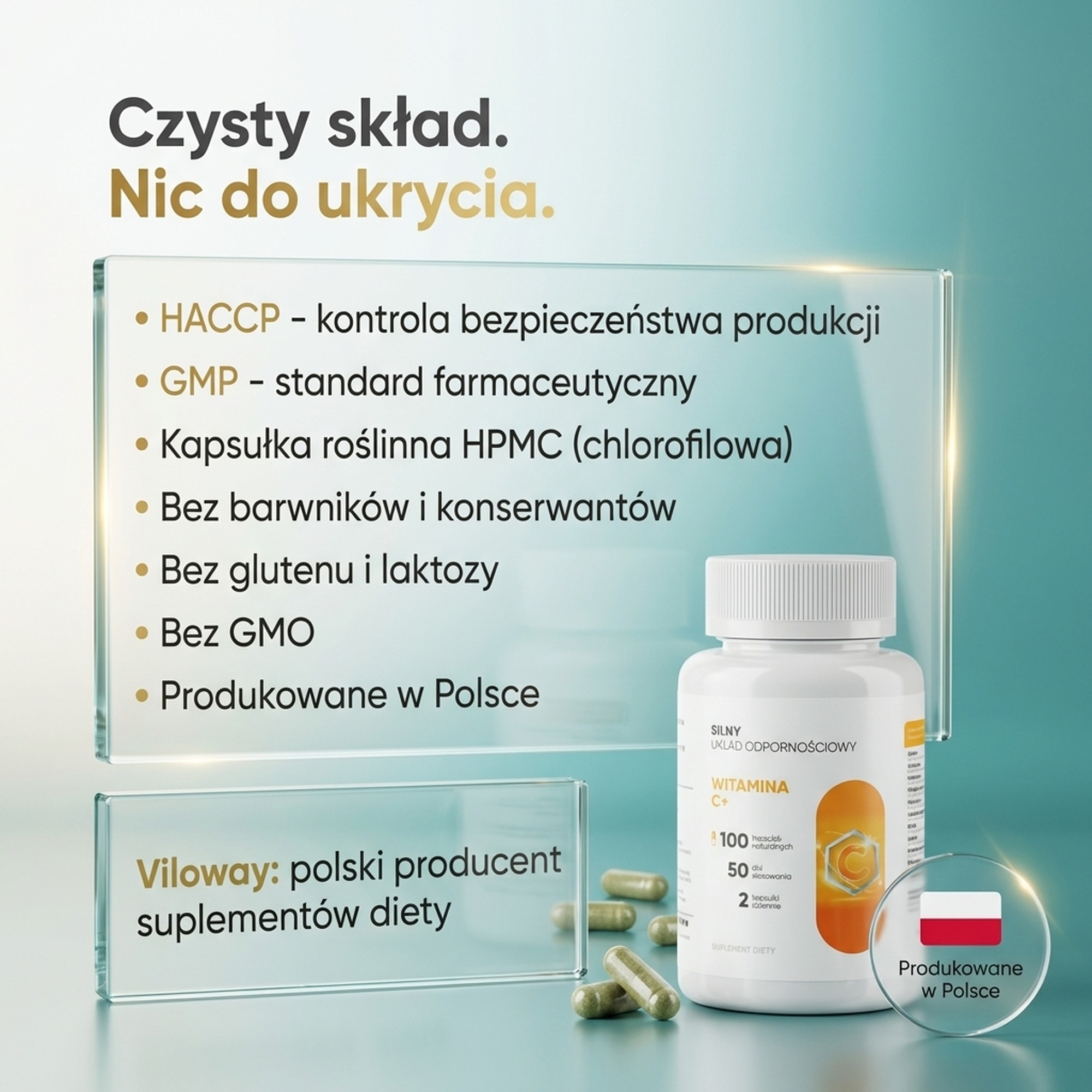 Witamina C+ - wiśnia, dzika róża i acerola dla odporności i kolagenu