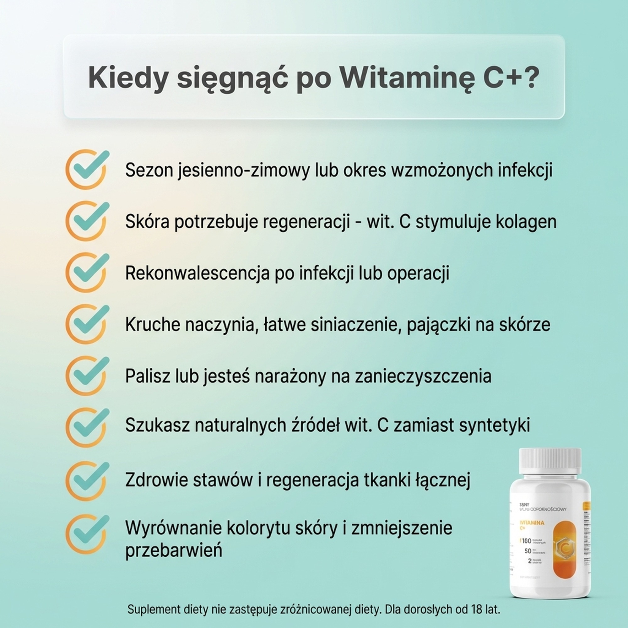 Witamina C+ - wiśnia, dzika róża i acerola dla odporności i kolagenu