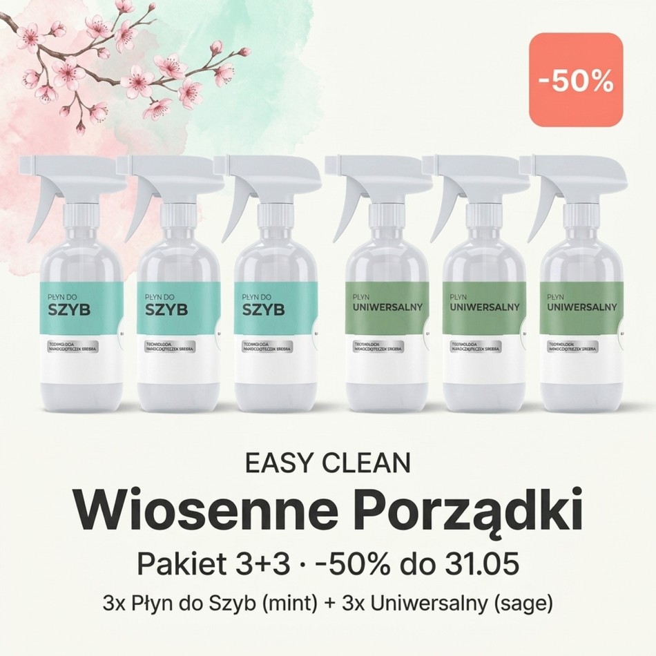Pakiet: Wiosenne Porządki - EASY CLEAN 3+3 (-50%)