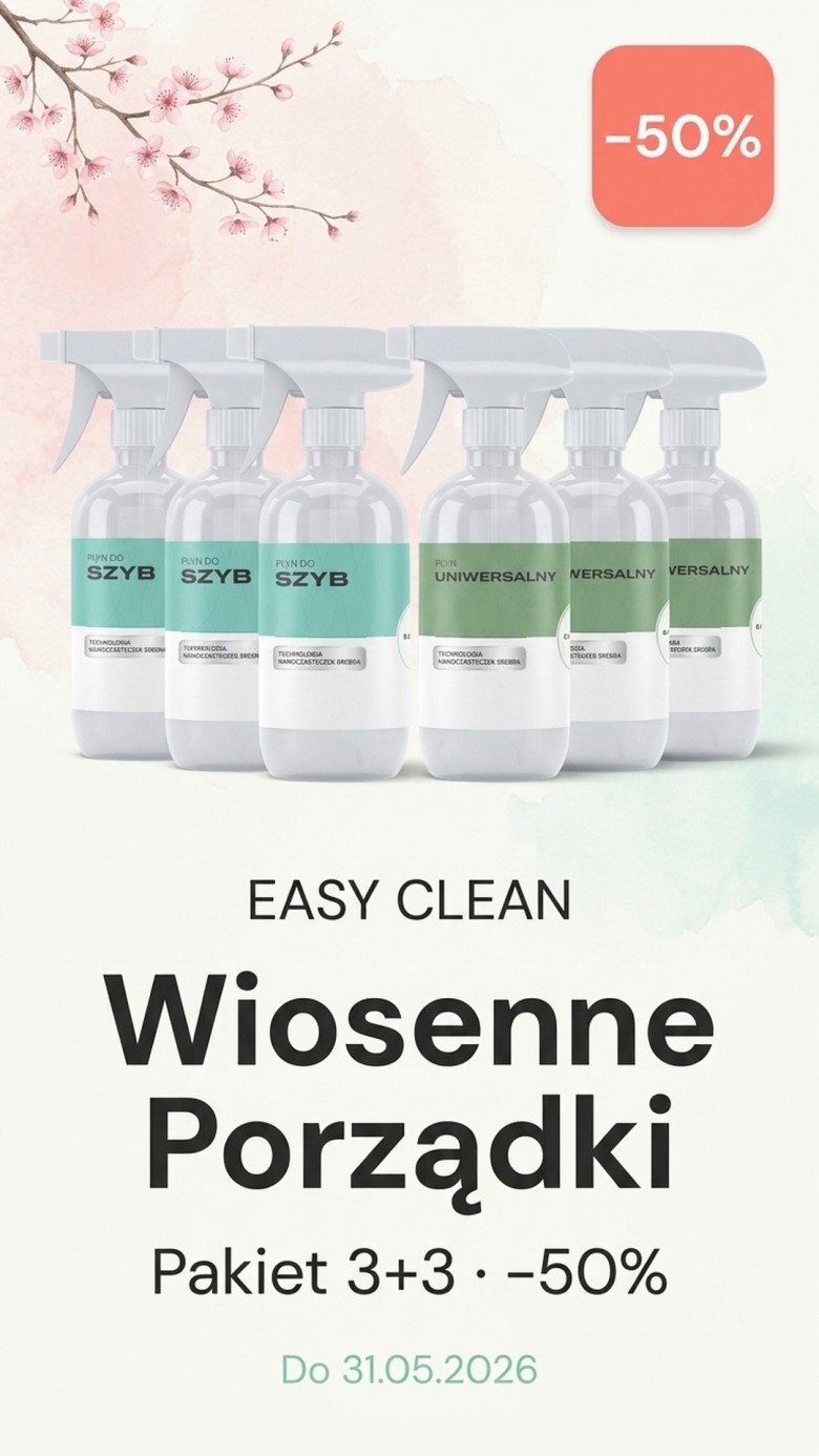Pakiet: Wiosenne Porządki - EASY CLEAN 3+3 (-50%)