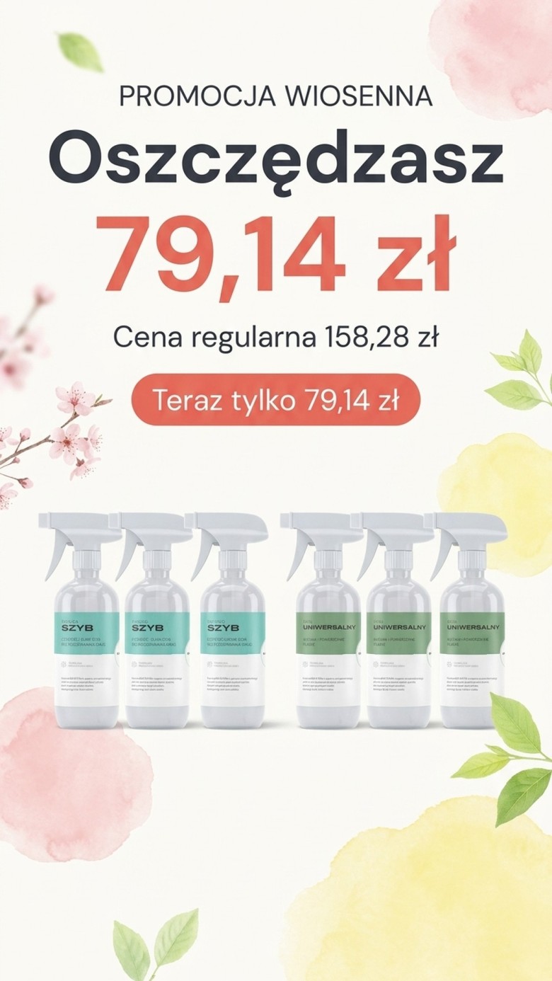 Pakiet: Wiosenne Porządki - EASY CLEAN 3+3 (-50%)