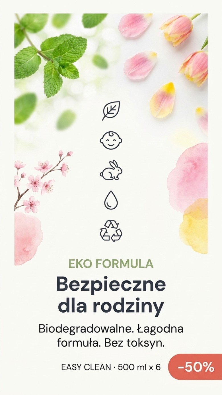 Pakiet: Wiosenne Porządki - EASY CLEAN 3+3 (-50%)