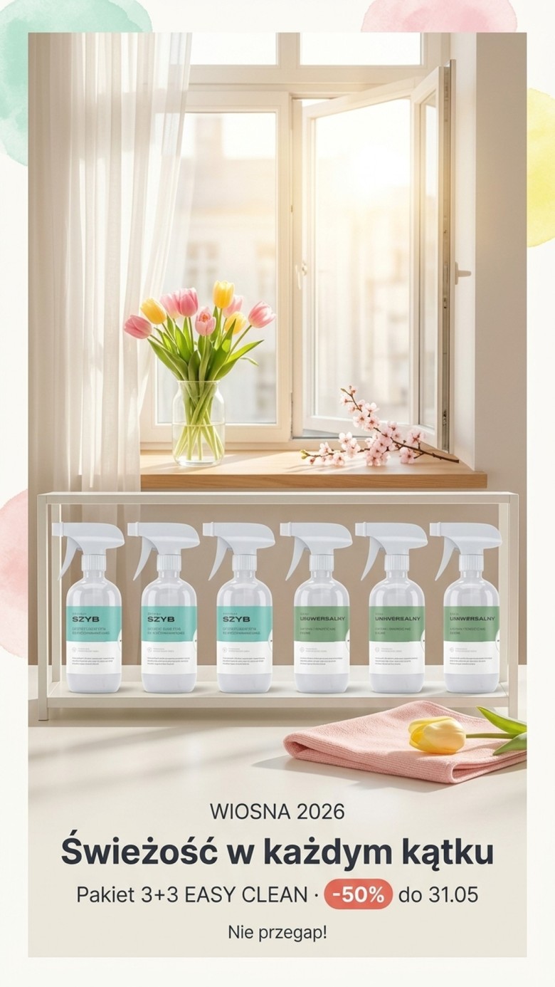 Pakiet: Wiosenne Porządki - EASY CLEAN 3+3 (-50%)