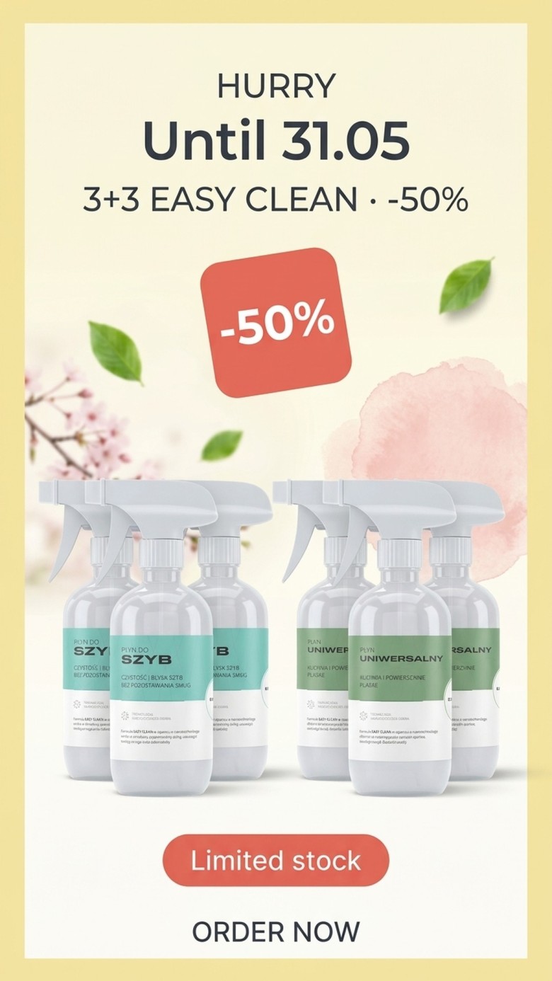 Set: Spring Cleaning - EASY CLEAN 3+3 (-50%)
