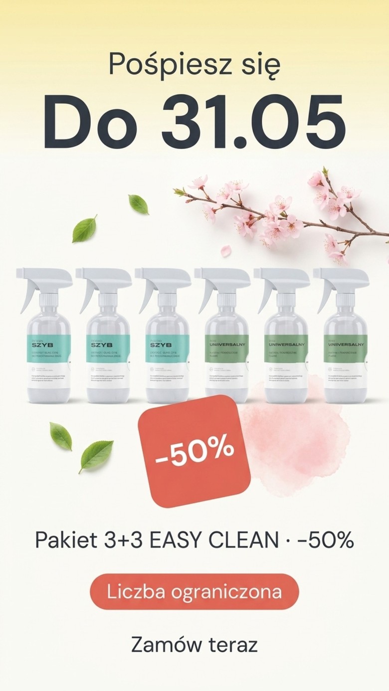 Pakiet: Wiosenne Porządki - EASY CLEAN 3+3 (-50%)