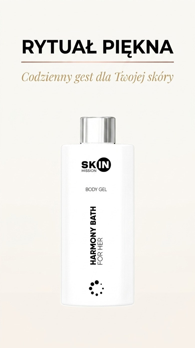 Harmony Bath For Her - Nawilżający Żel pod Prysznic dla kobiet - 300ml | Skin Mission