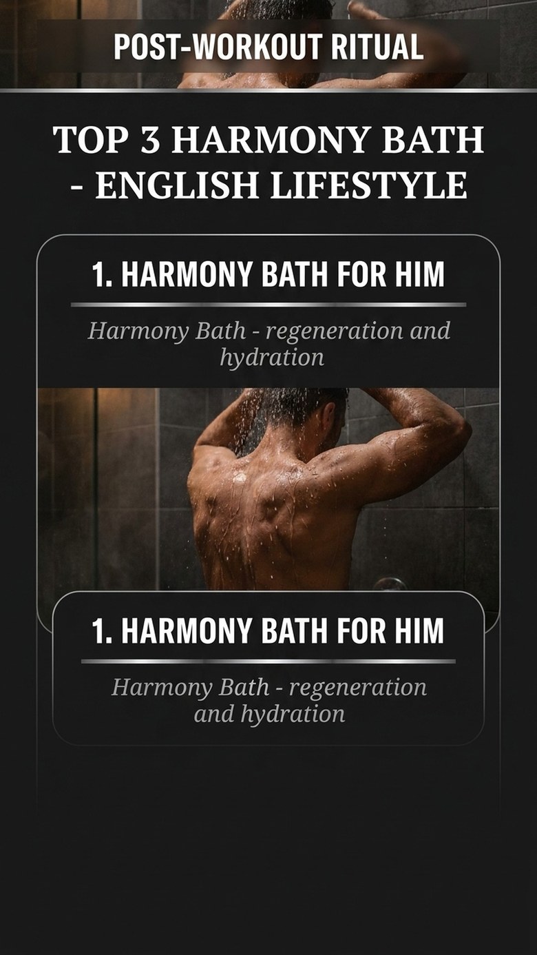 Harmony Bath For Him – Shower Gel for Active Men 300ml | Skin Mission
