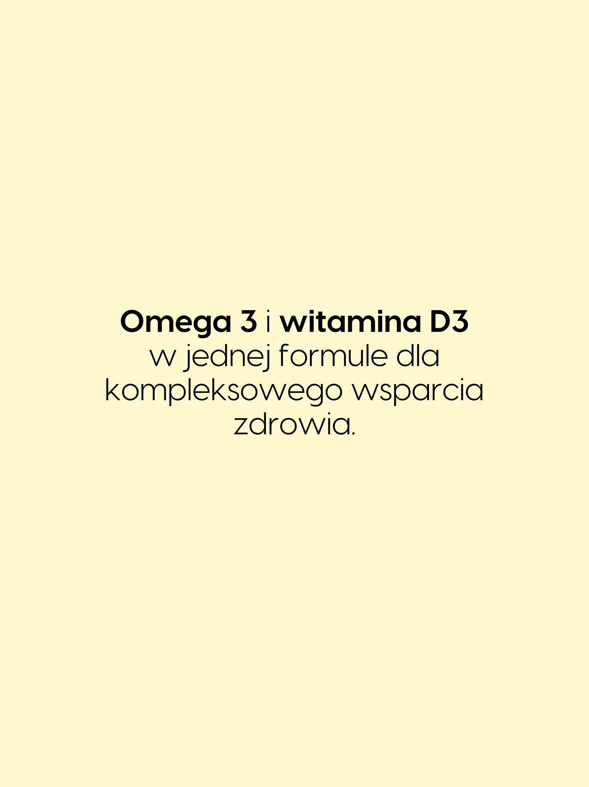 Dla kogo Omega Oleum Forte IQ + D3