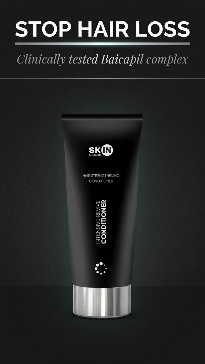 Intensive Revive Conditioner - Revitalizing Conditioner with Skullcap + Sea Buckthorn + Caffeine - Skin Mission
