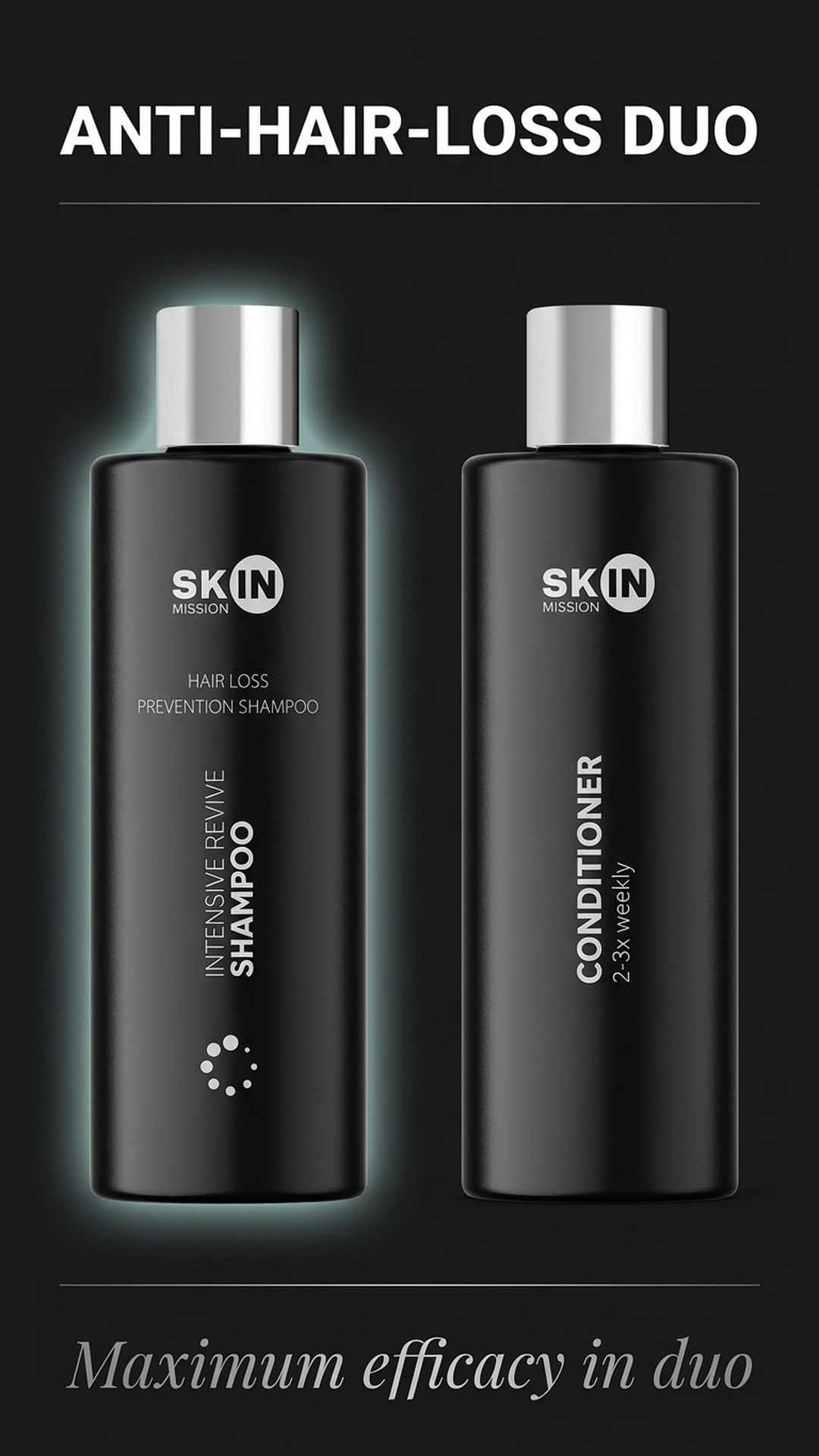 Intensive Revive Shampoo - Revitalizing Shampoo with Baikal Skullcap + Caffeine - Skin Mission — story 5