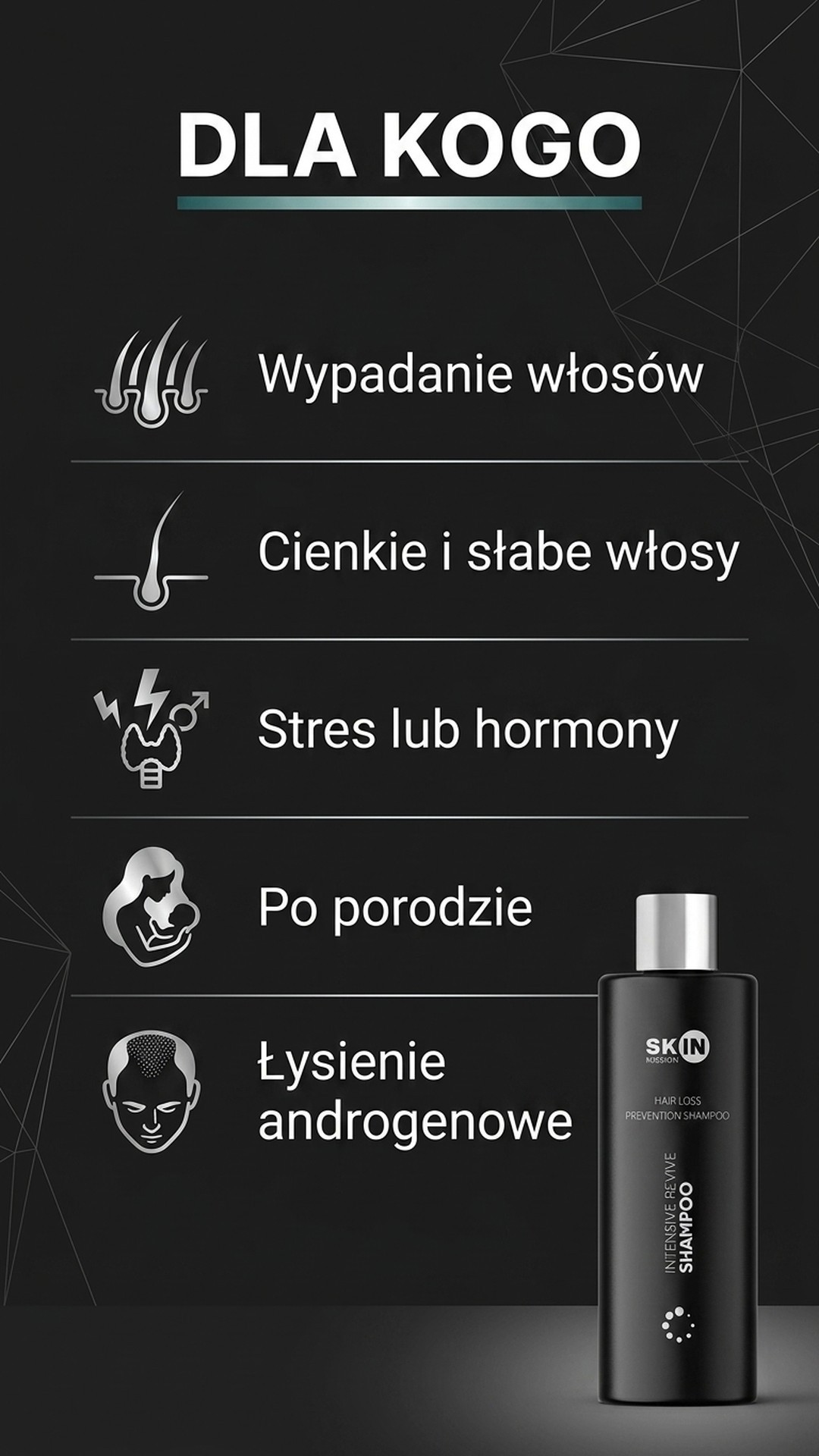 Intensive Revive Shampoo - Szampon regenerujący z Tarczycą bajkalską + Kofeina - Skin Mission — story 4