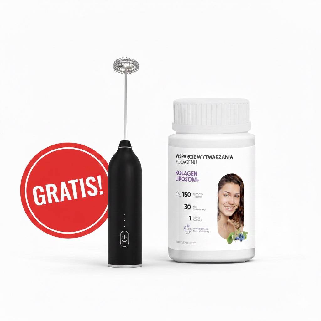 Liposomal Collagen+ with Blueberry Flavor + stirrer
