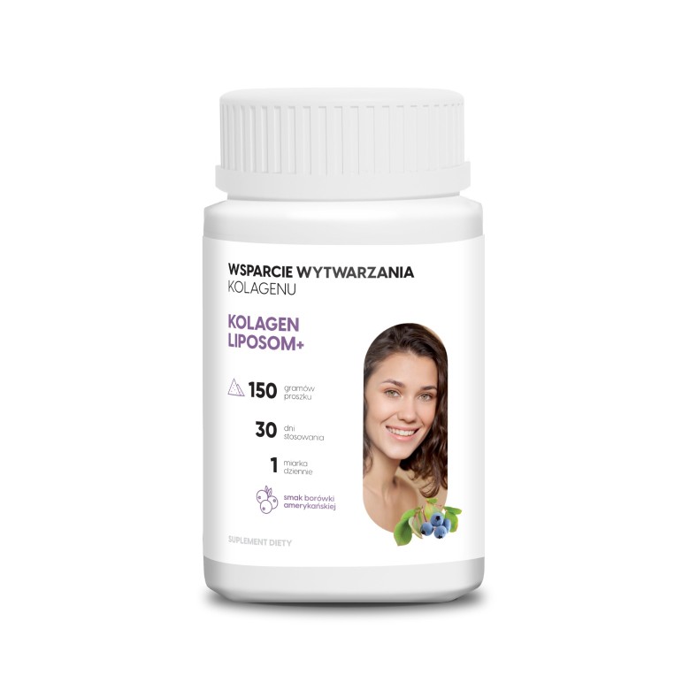 Kolagen Liposom+ Borówka - Kolagen rybi + Hialuron + Centella w liposomach