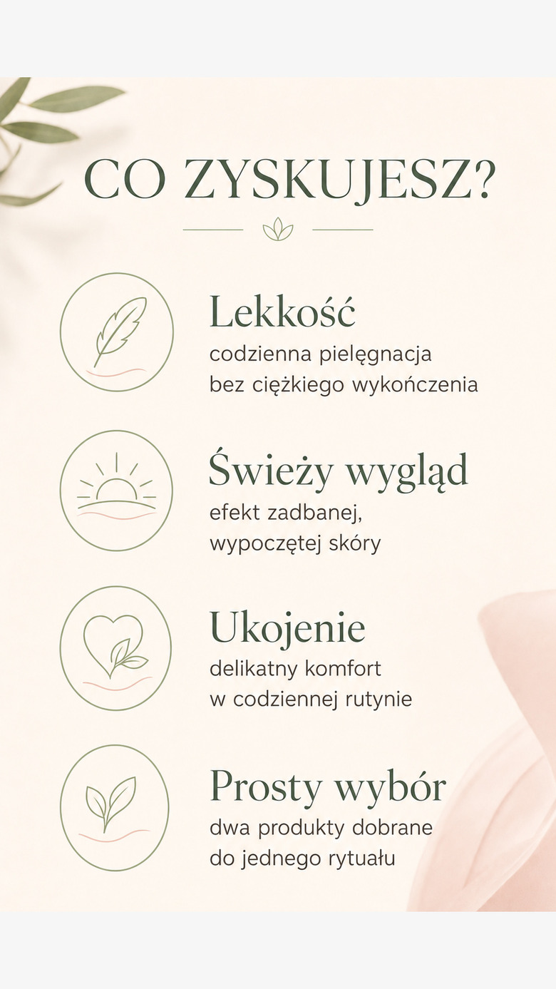 Pakiet: Lekki rytuał na dzień - Sunrise Glow Cream No. 4 + krem łagodzący LAVU do pielęgnacji intymnej