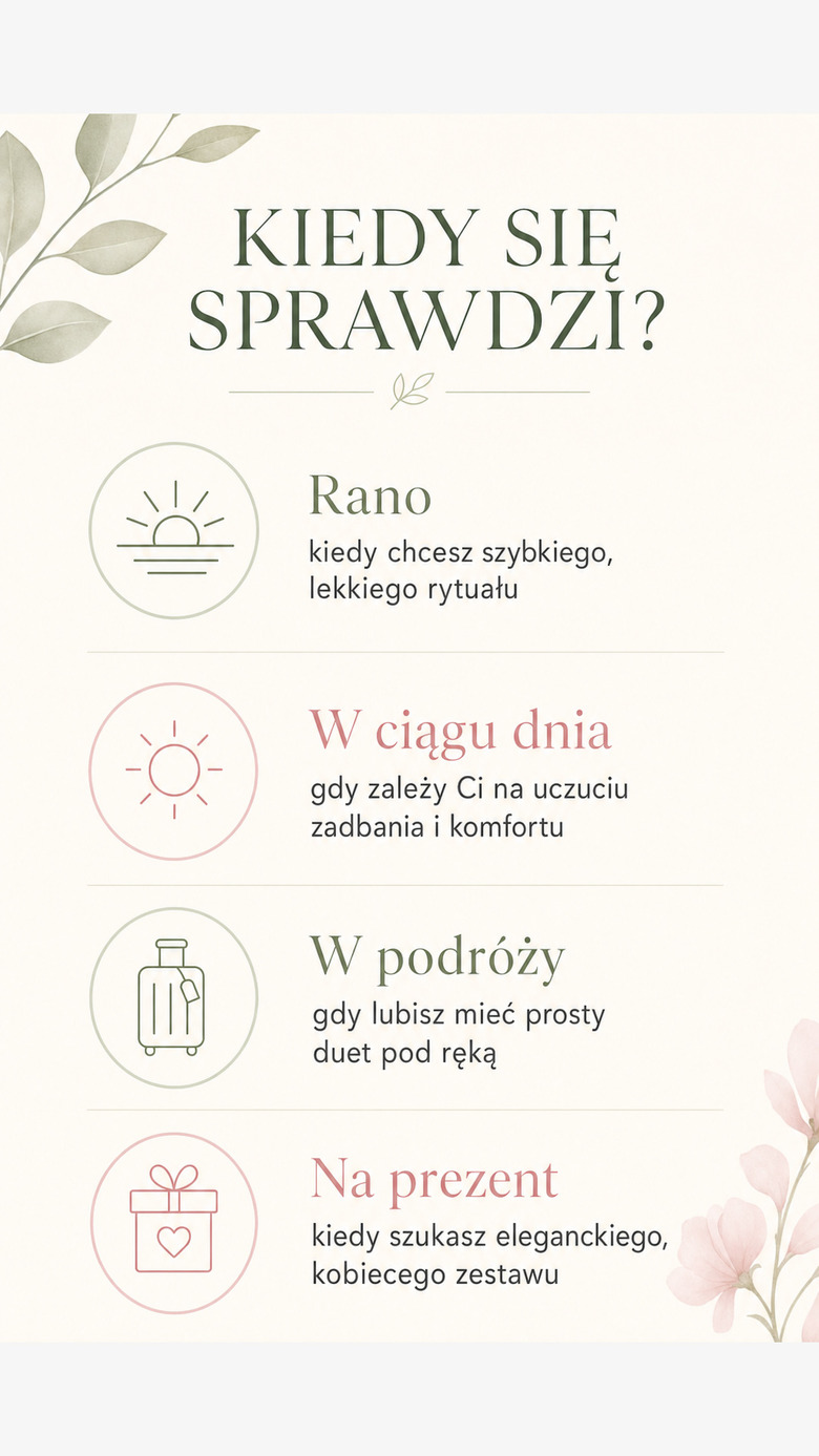 Pakiet: Lekki rytuał na dzień - Sunrise Glow Cream No. 4 + krem łagodzący LAVU do pielęgnacji intymnej