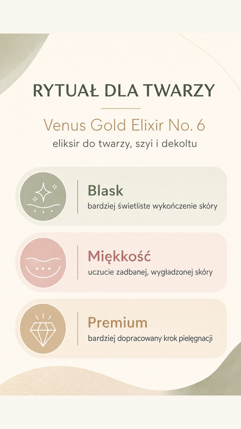 Pakiet: Luksusowe nawilżenie - Venus Gold Elixir No. 6 + żel nawilżający LAVU