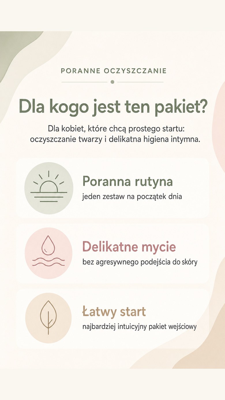 Pakiet: Poranne oczyszczanie - Silky Clean + pianka myjąca LAVU