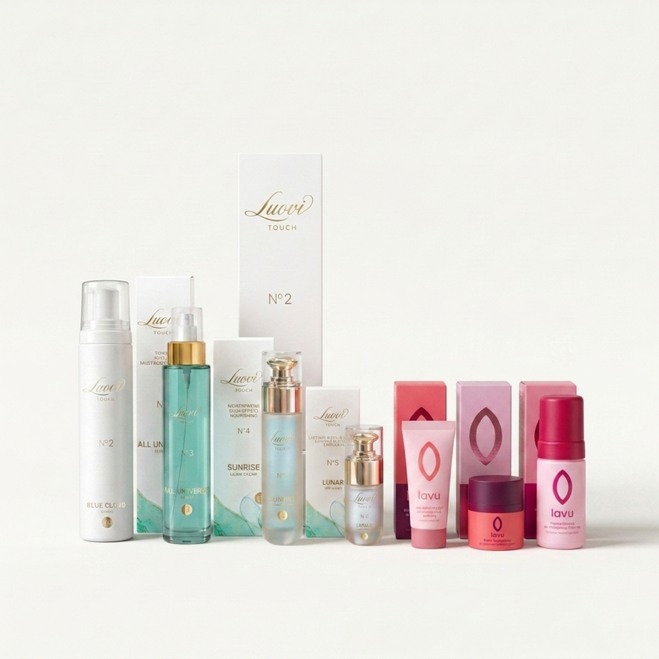 Viloway - Package: Complete Premium Morning Ritual - LUOVI Morning Touch + lavu bathroom set