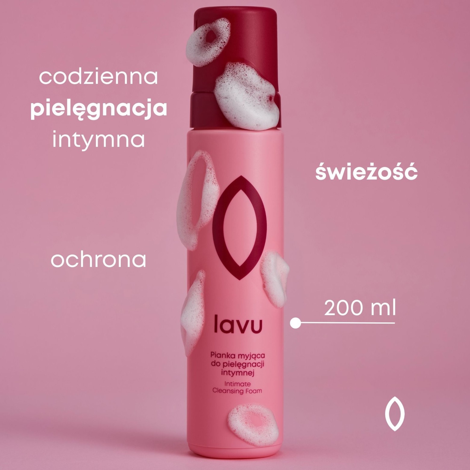 lavu Intimate Wash Foam - 200 ml
