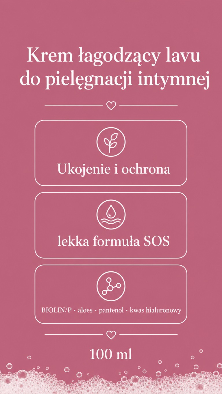 Lavu Krem łagodzący do pielęgnacji intymnej - 100 ml — story 1
