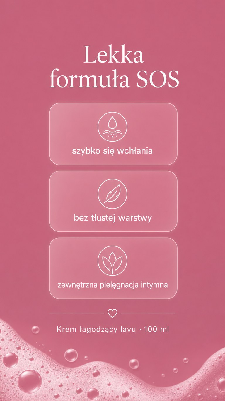 Lavu Krem łagodzący do pielęgnacji intymnej - 100 ml