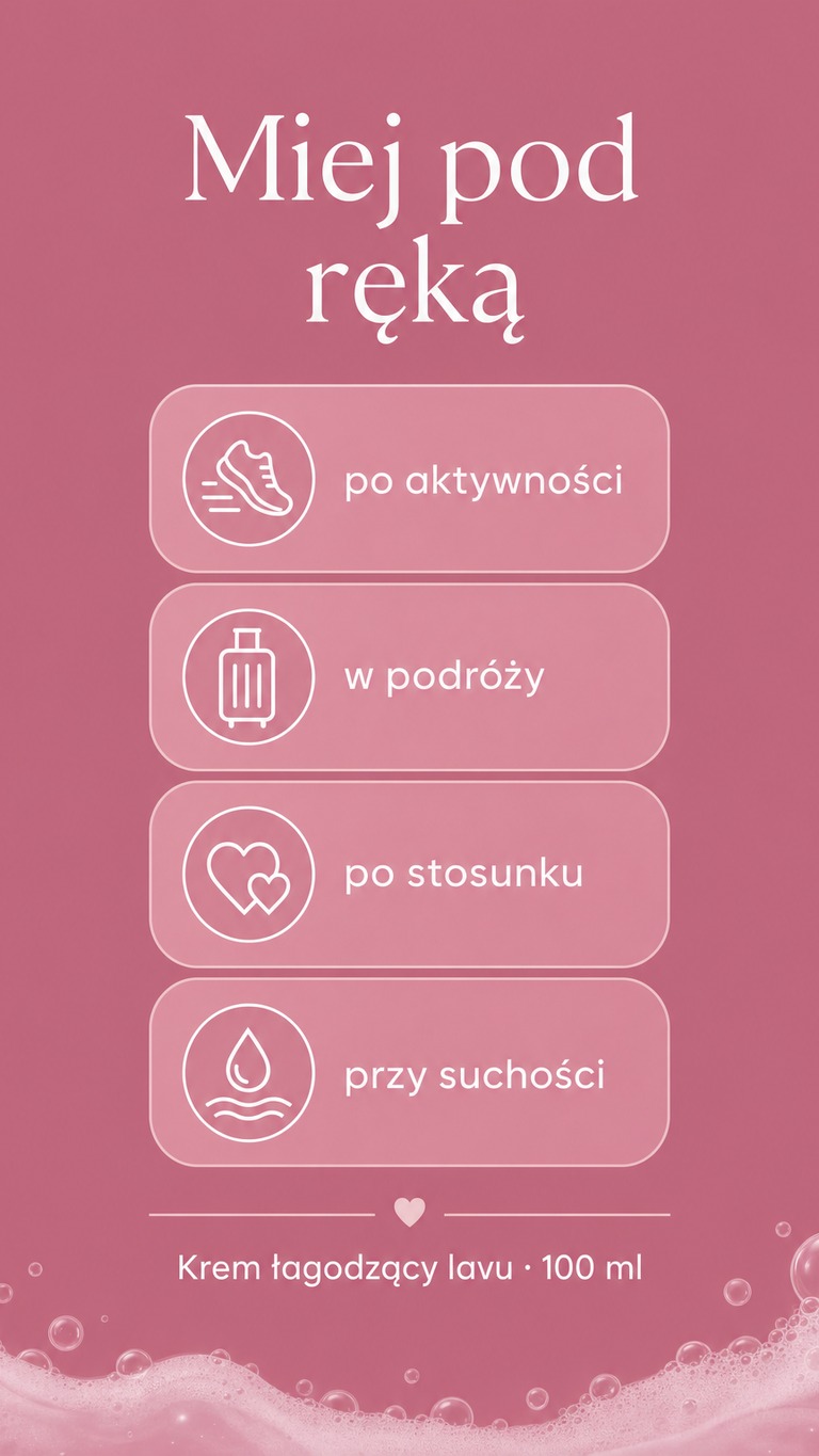 Lavu Krem łagodzący do pielęgnacji intymnej - 100 ml — story 4