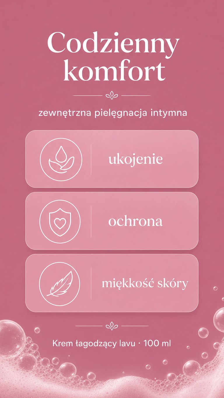 Lavu Krem łagodzący do pielęgnacji intymnej - 100 ml