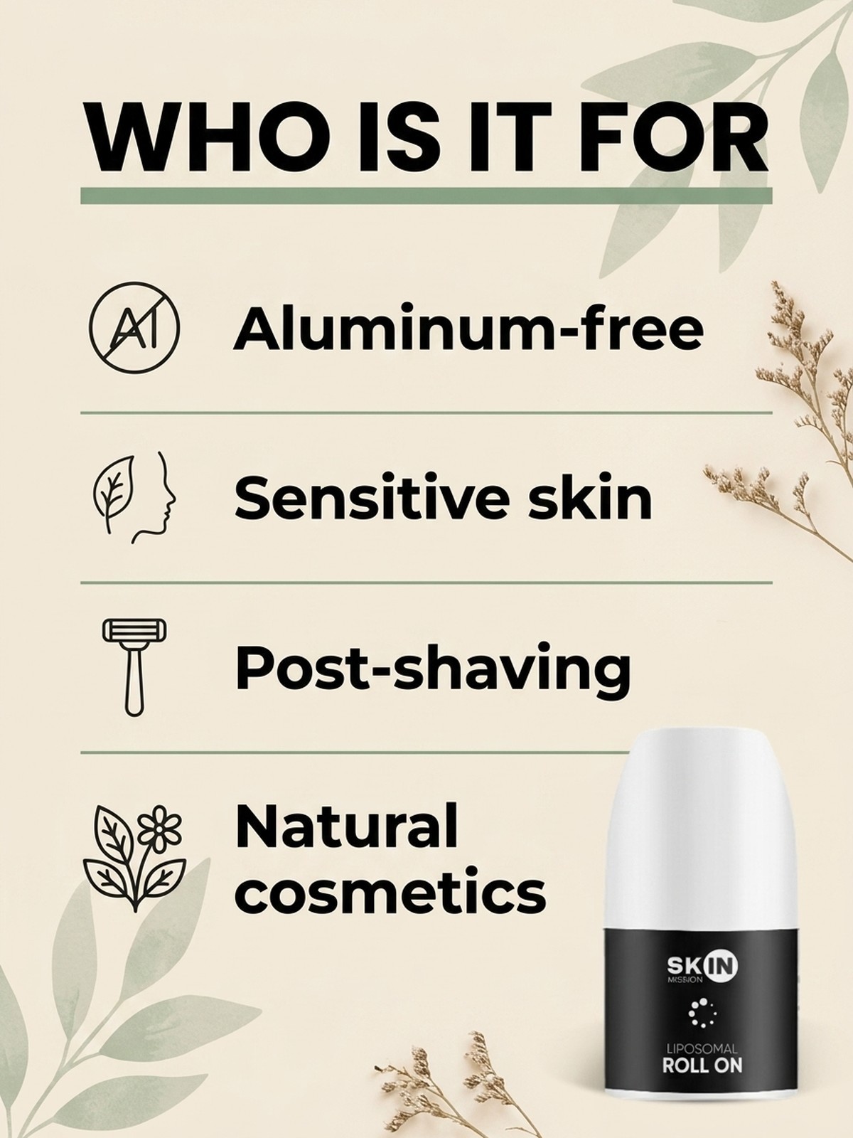 Who is Liposomal Roll On for?
