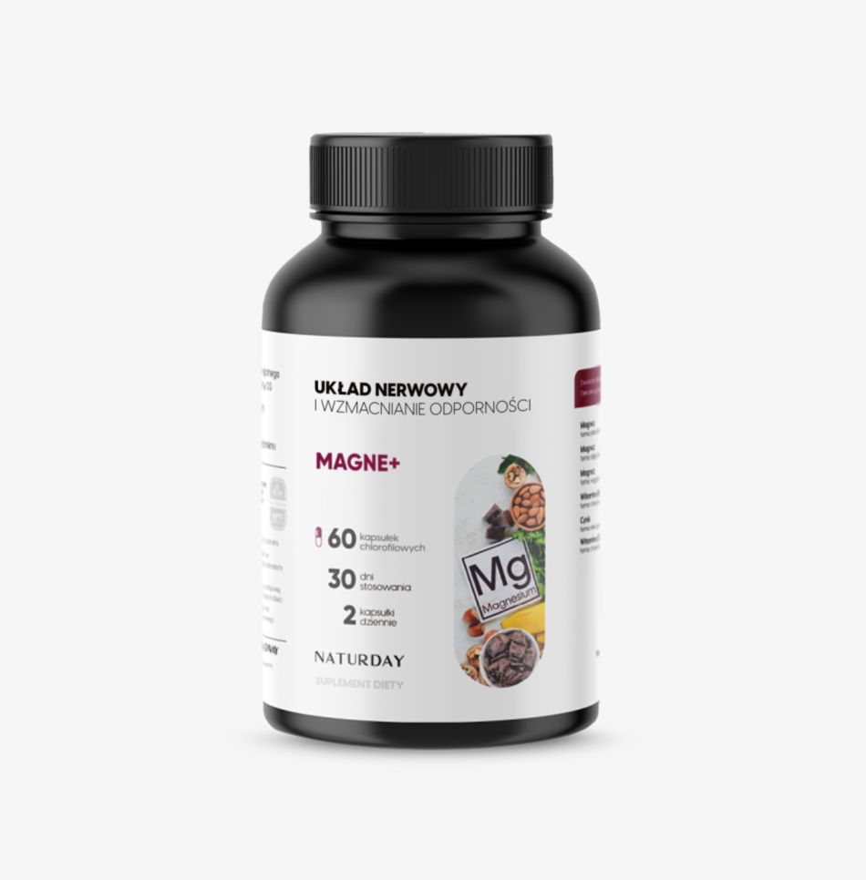 Magne+ 3 Forms of Magnesium with a megadose of vitamin B6 and zinc