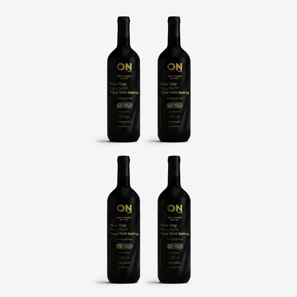 Viloway - Multi ON 4-Pak - pełna 2-miesięczna kuracja ziołowa na energię i witalność