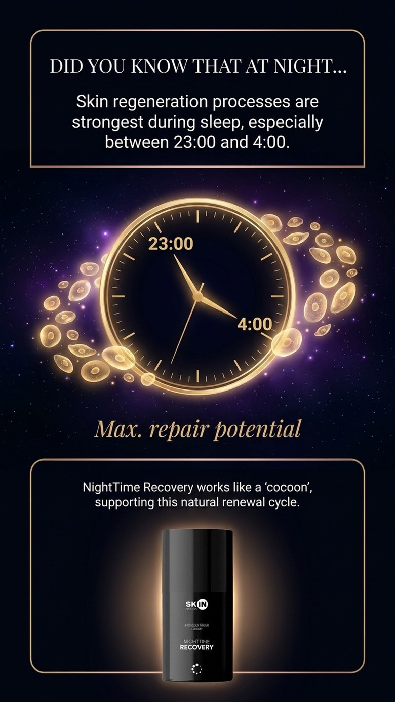NightTime Recovery - Night Cream with Peptides + Niacinamide + Ceramides - Skin Mission