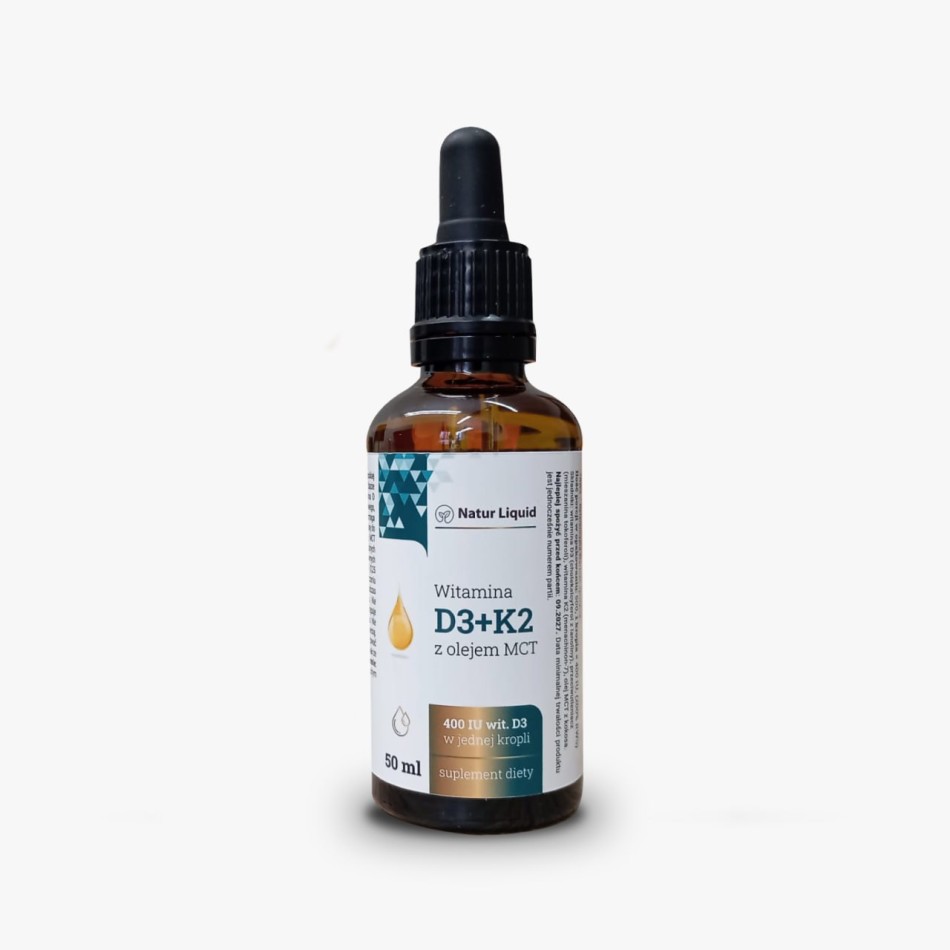 Viloway - Witamina D3+K2 z olejem MCT - 50 ml