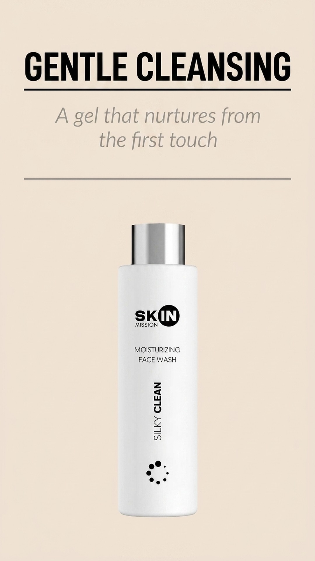 Silky Clean - Cleansing Gel with Hyaluronic Acid + Aloe + Panthenol - Skin Mission — story 1