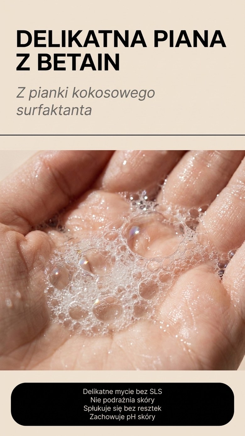 Silky Clean - Żel oczyszczający z Kw. hialuronowym + Aloes + Pantenol - Skin Mission