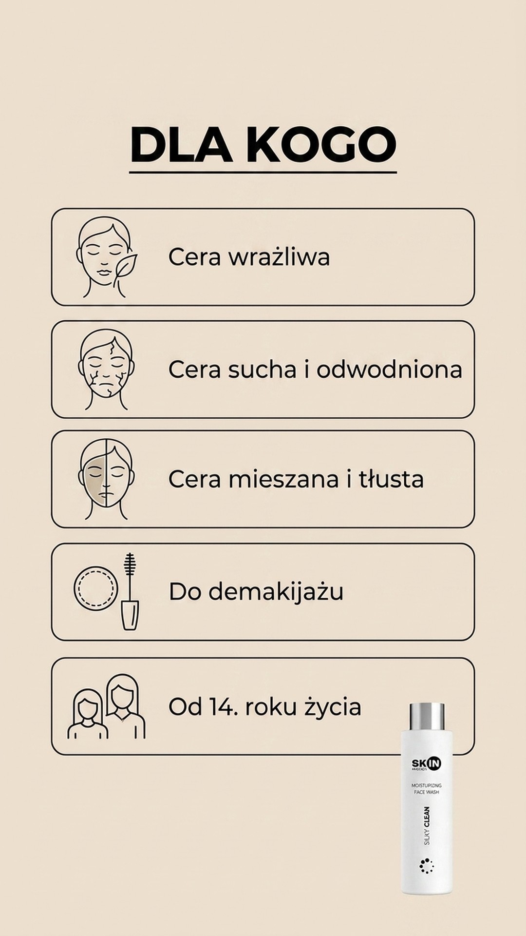 Silky Clean - Żel oczyszczający z Kw. hialuronowym + Aloes + Pantenol - Skin Mission — story 4