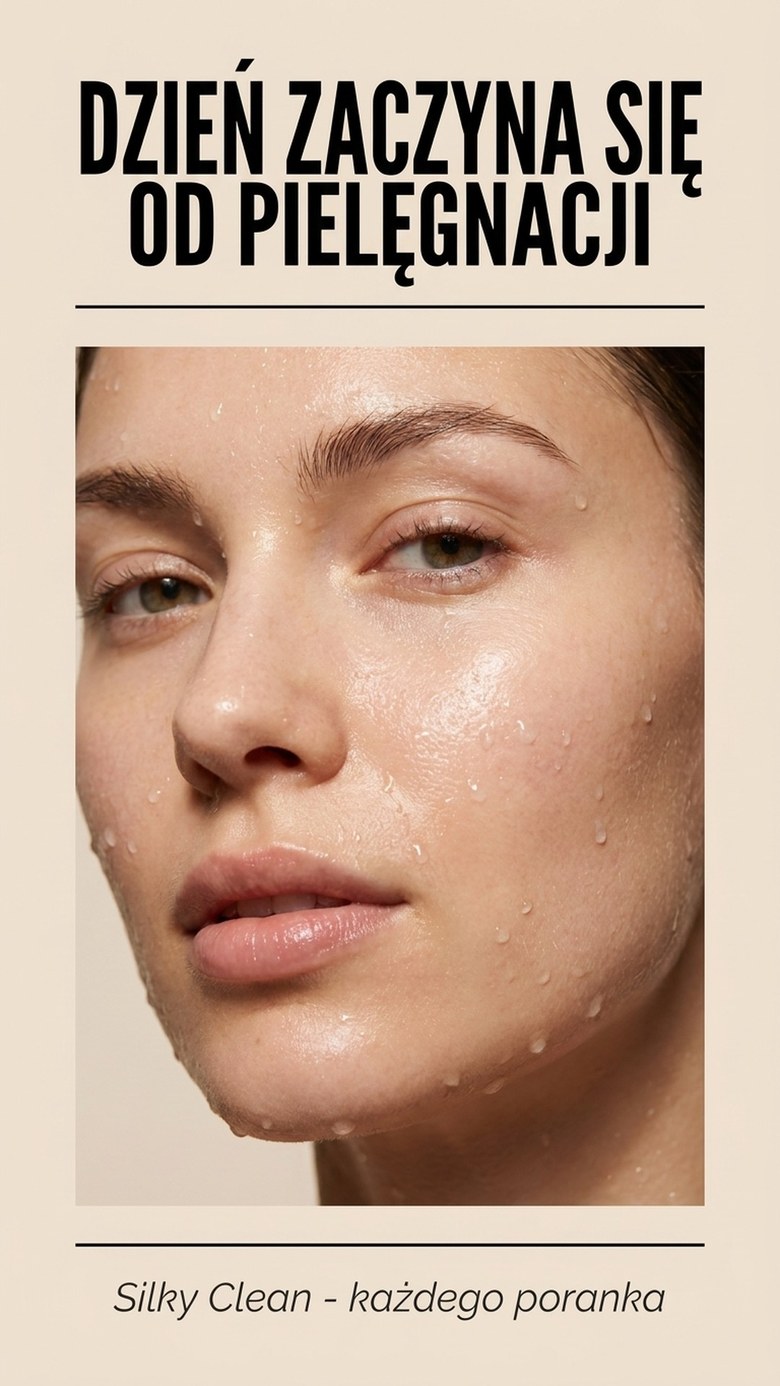 Silky Clean - Żel oczyszczający z Kw. hialuronowym + Aloes + Pantenol - Skin Mission