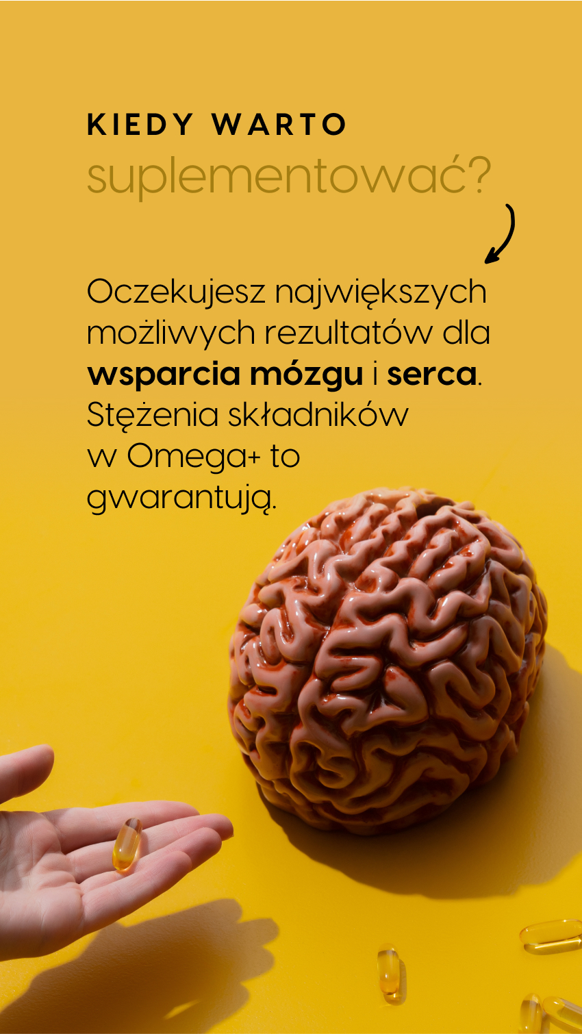 Omega+ - Omega-3 EPA DHA + Koenzym Q10 na serce i mózg — story 3