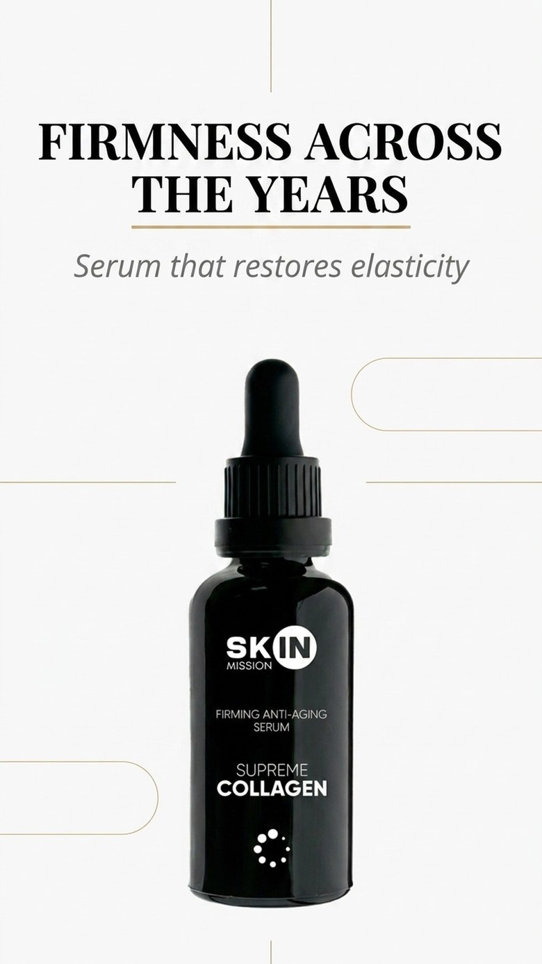 Supreme Collagen - Serum with Collagen + Elastin + Hyaluronic Acid - Skin Mission