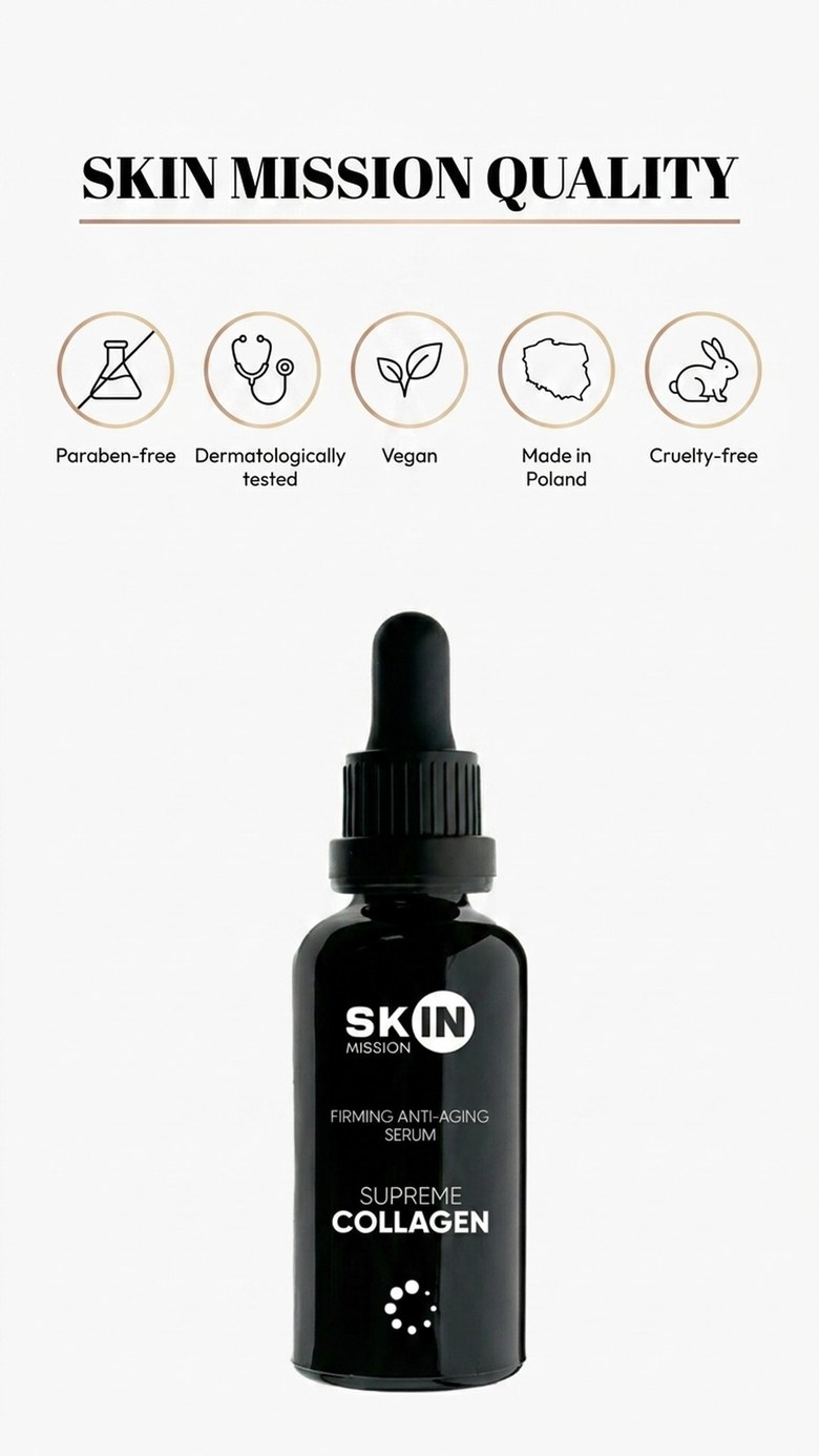 Supreme Collagen - Serum with Collagen + Elastin + Hyaluronic Acid - Skin Mission