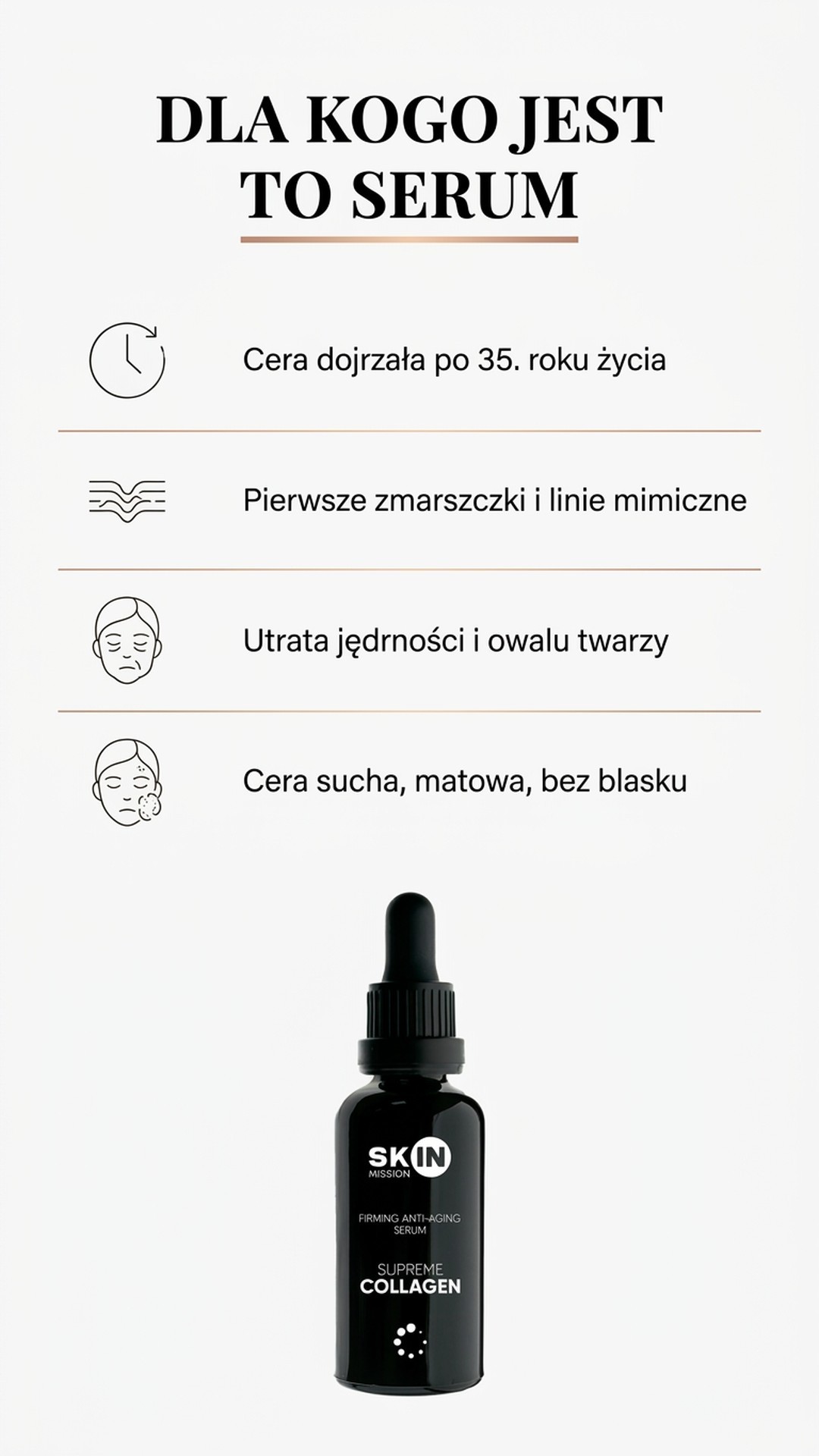 Supreme Collagen - Serum z Kolagenem + Elastyną + Kwasem hialuronowym - Skin Mission — story 4